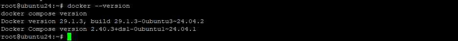 Проверка версий Docker и Docker Compose