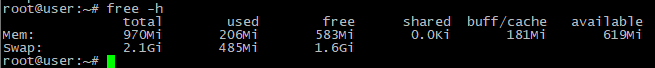 memory usage after process termination