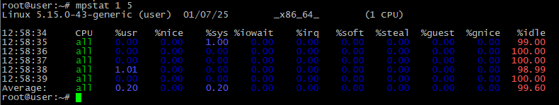 CPU after termination